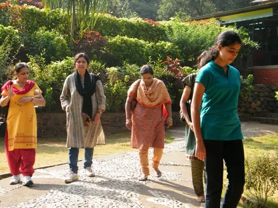 Participants arriving for morning breakfast