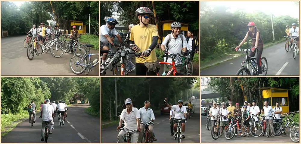 cycle ride by Art India Foundation