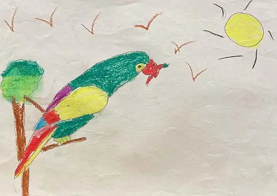 painting by Aasmi Das (6 years), Kolkata