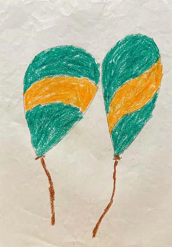 painting by Lilshan Sanket (5 years), Bihar