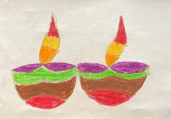 painting by Chandan Samanta (8 years), Kolkata, West Bengal