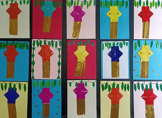 Greeting cards created by children