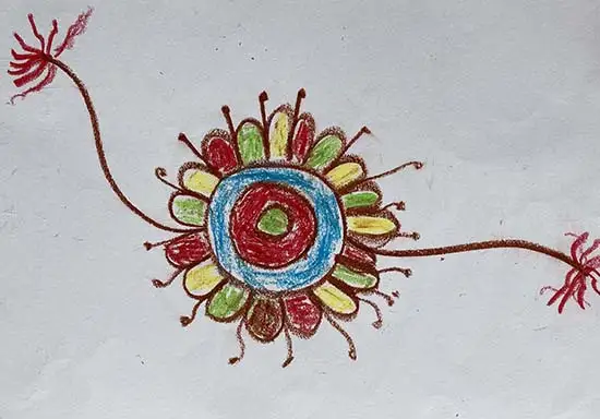 painting by Laxmi Mandal (6 years), West Bengal