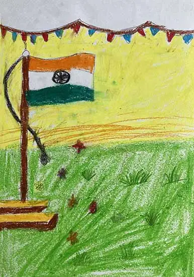 painting by Mohammad Irshad Ali (11 years), Odisha