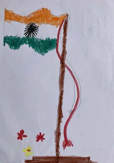 painting by Nived Mishra (6 years), Madhya Pradesh