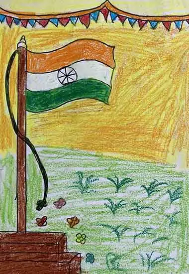 painting by Shayan Singh (11 years), Kolkata, West Bengal