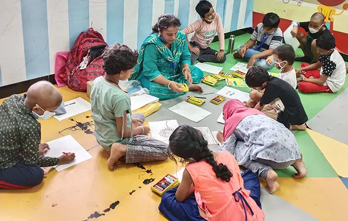 Childrens art workshop at TMC, Mumbai on 11 Aug 2022