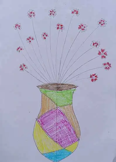 painting by Aishwarya Padgilwar (class 6), Nanded, Maharashtra