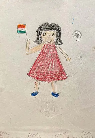 painting by Neha Kumari (11 years), Bihar
