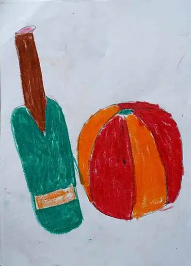 painting by Aditya Roy (5 years), West Bengal 