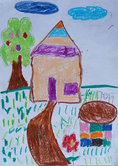 painting by Anuj Chaudhary (7 years), Kolkata, West Bengal