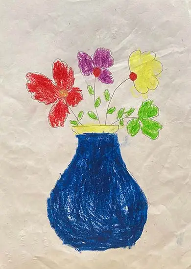 painting by Lilatshan Saket (5 years), Bihar