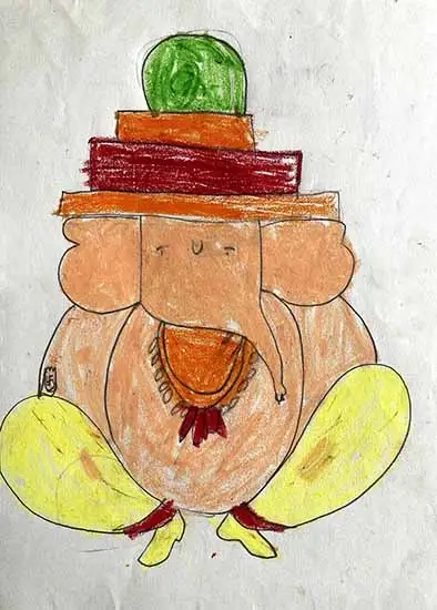 painting by Harsh Kochikorave (11 years), Sangali, Maharashtra