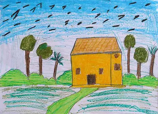 painting by Mayank Kheria, Begusarai, Bihar