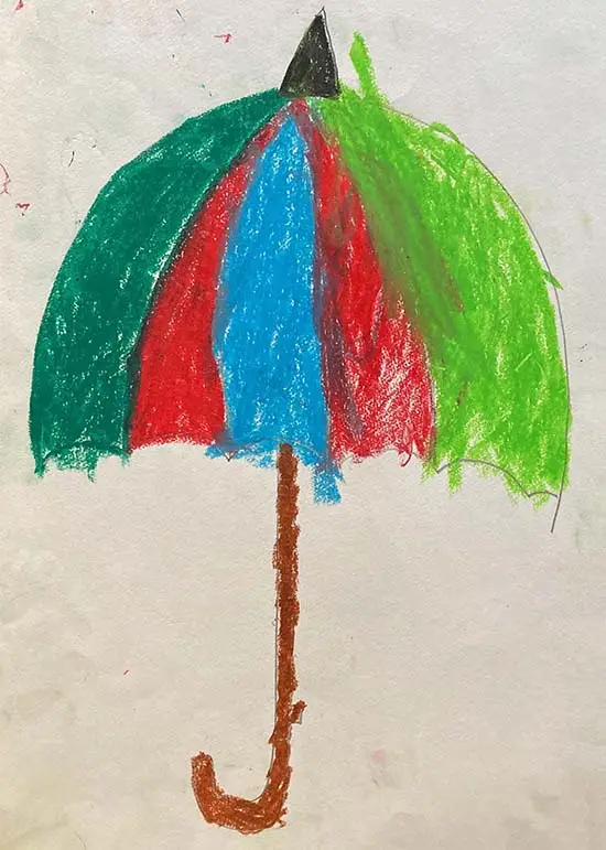 painting by Anish (4 years), Bihar