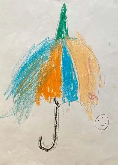 painting by Shafullah (5 years), Govandi, Maharashtra