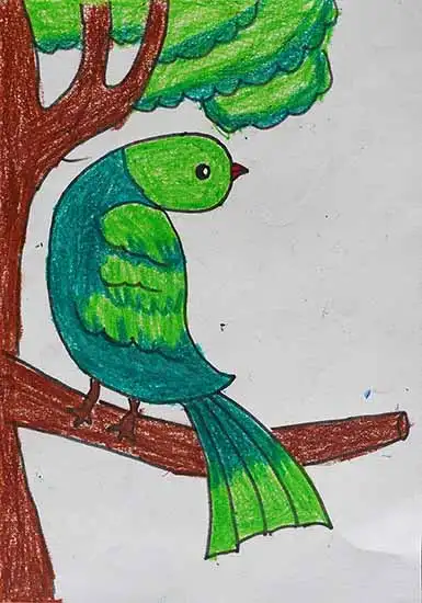 painting by Kritika (11 years), Kota, Rajasthan