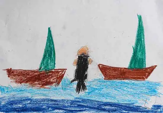 painting by Aaryan Prajapati (5 years), Mumbai, Maharashtra