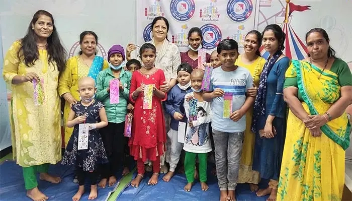 Bookmark making workshop for kids at TMC, Mumbai