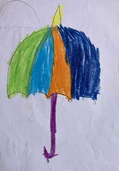 painting by Aayushmaan (4 years), C.S.T, Maharashtra