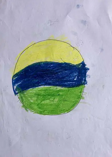 painting by Prativa Hazra (4 years), Chembur, Maharashtra