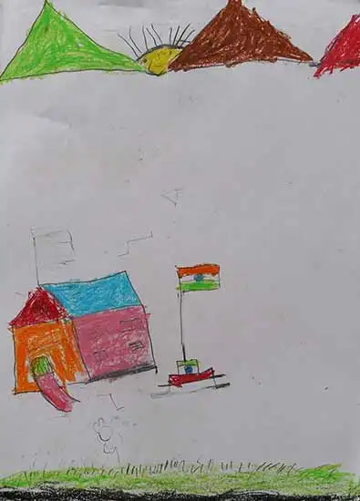 painting by Abdullha (8 years), Mumbai, Maharashtra