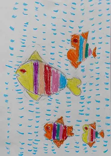 painting by Hasnain Raza (9 years), Mumbai Suburban, Maharashtra