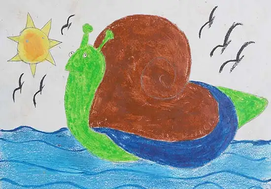 painting by Aacharya (12 years), Tripura