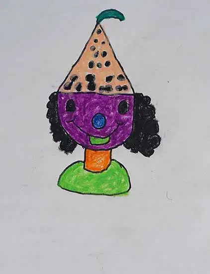 painting by Arajo Kumar (5 years), West Bengal