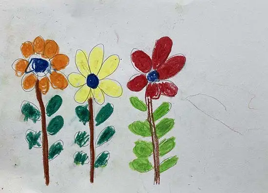 painting by Jayesh Tiwari (5 years), Madhya Pradesh