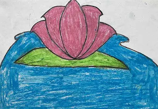 painting by Rik Parey (10 years), Kolkata, West Bengal