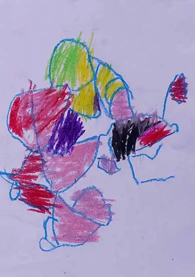 painting by Maynoor Sathe (5 years), Mumbai, Maharashtra