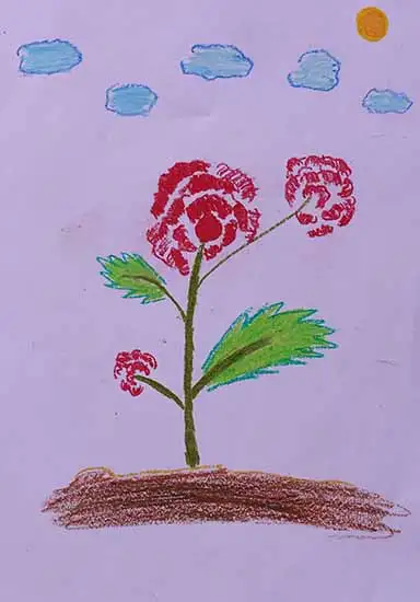 painting by Nandana Dantkale (class 6), Nashik, Maharashtra 