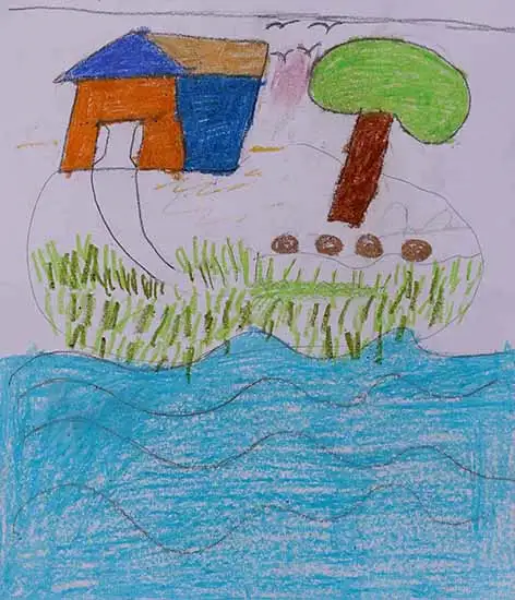 painting by Shakti Shekhar (class 1), Patna, Bihar