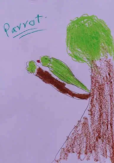 painting by Tanveer Shaikh (10 years), Mumbai, Maharashtra