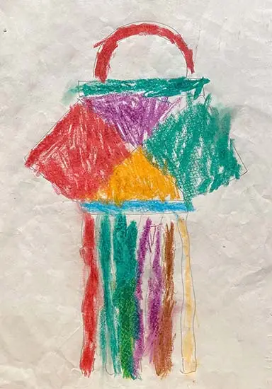 painting by Aditya Tiwari (6 years), Mulund