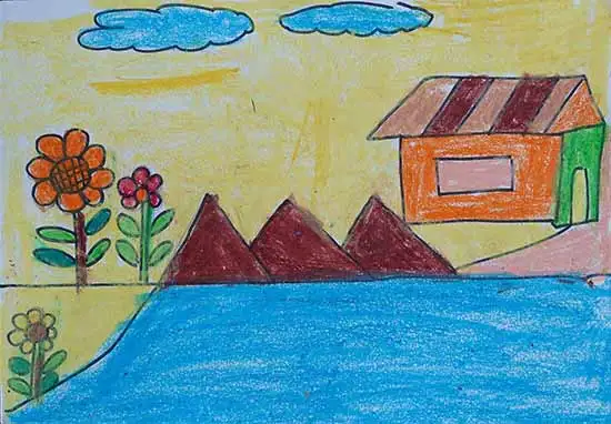 painting by Abhilasha (10 years), Bihar