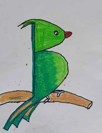 painting by Pranay Agrawal (5 years), Jharkhand