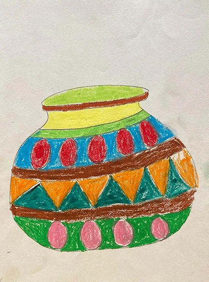 painting by Alina Khan (10 years), Aurangabad