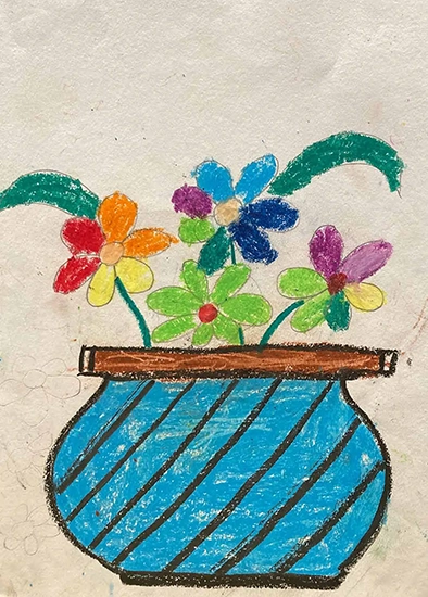 painting by Deepak Kumar (7 years), Patna