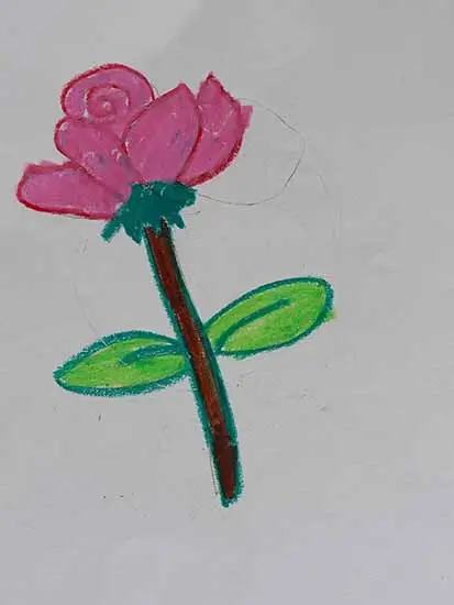 painting by Ankan Mondal (6 years), West Bengal