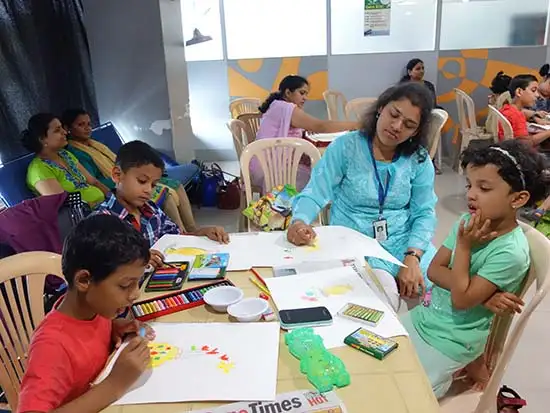 Art workshop at Pune in June 2015