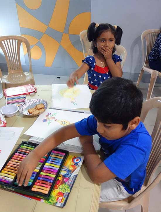 Picture from art workshop for children 2
