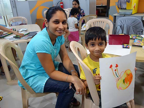 Picture from art workshop for children 5