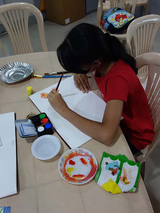 Picture from art workshop for children 8