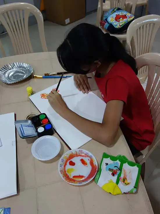 Picture from art workshop for children 8