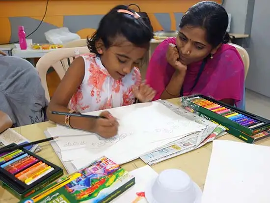 Picture from art workshop for children 12