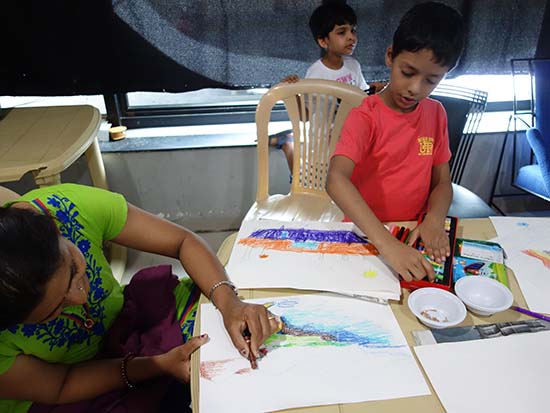Picture from art workshop for children 17