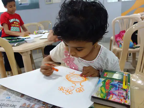 Art Workshop for children at Pune in 2015