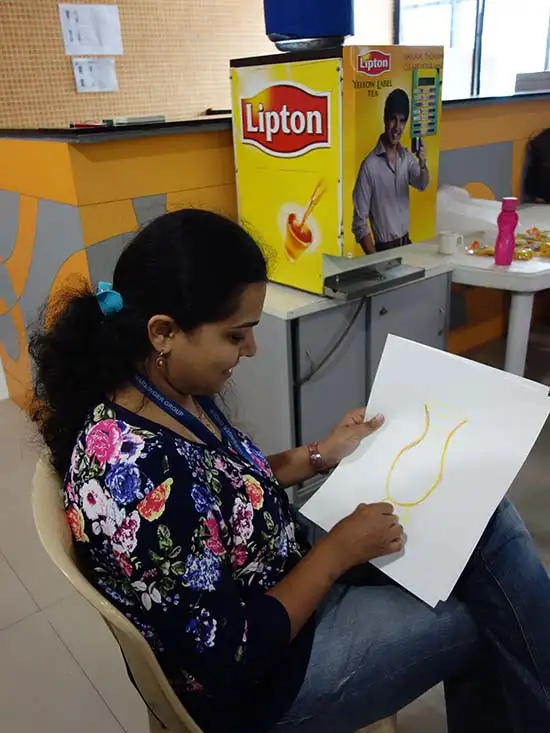 Art workshop conducted on Saturday, 13 June 2015